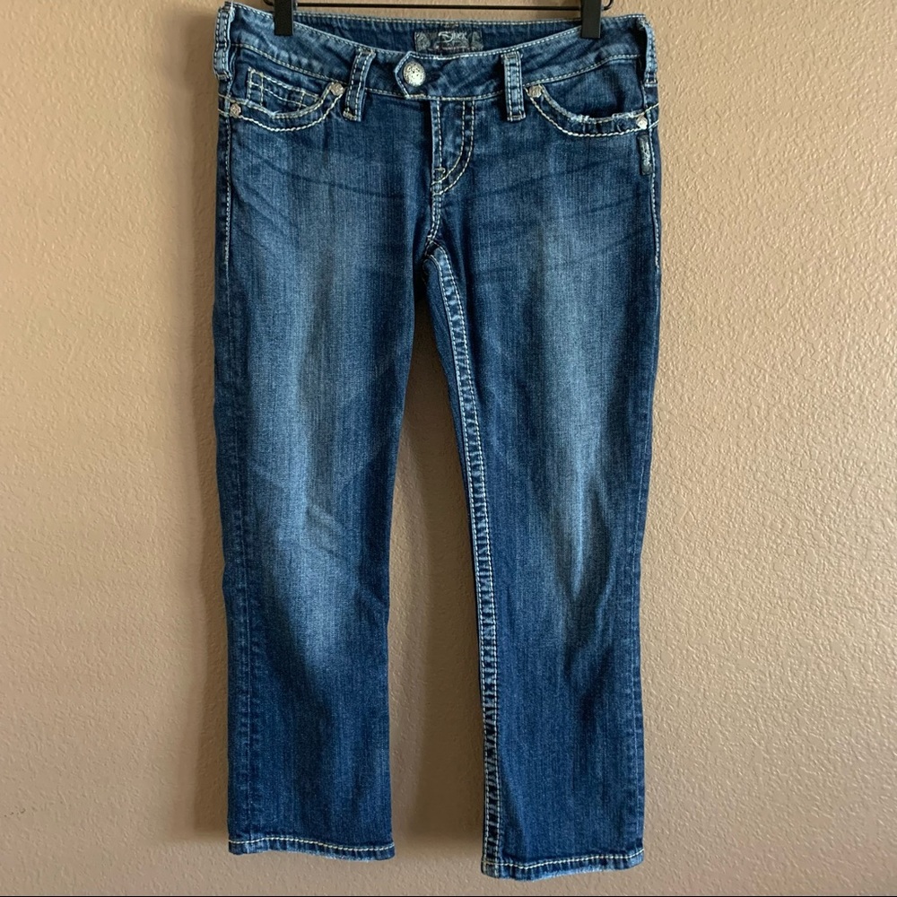 Silver Jeans Tuesday Capri Low Rise Jeans Size 29